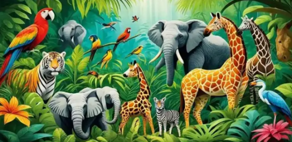 Diamond Painting Wildtiere